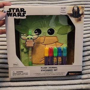 Baby Yoda Plush Journal Set!